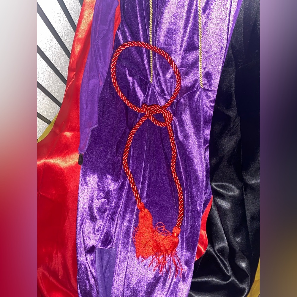 Disney Villains Adult Evil Queen Costume - Women's XL Halloween - Cape, Crown - Picture 7 of 7
